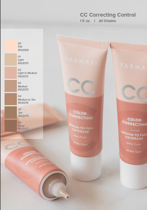 CC Corrección de control (Correcting Control) Light to Mediumt 1 Oz.