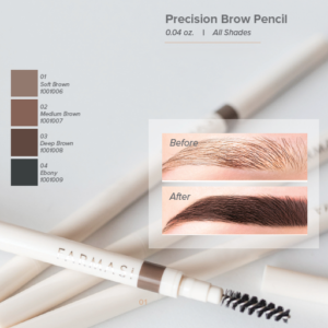 Lapiz de Precisión para cejas (Precision Brow Pencil) Medium Brown 0.04 Oz