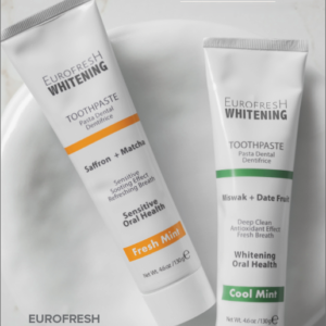Pasta de dientes blanqueadora Saffron + Matcha (Whitening Toothpaste) 4.6 Oz.