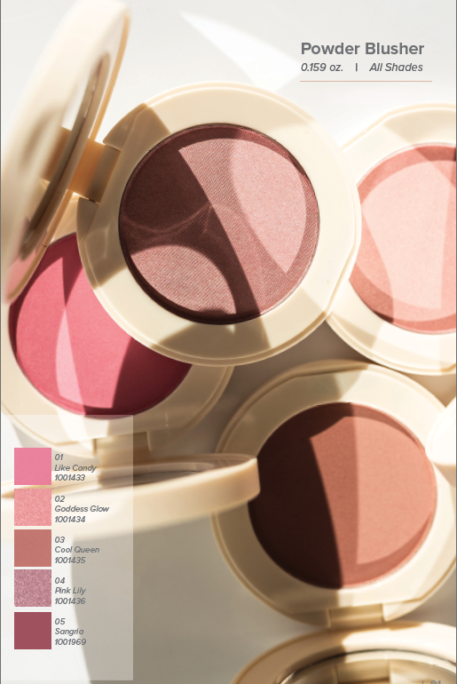 Rubor en polvo Acabado Mate (Powder Blusher) Goddess Glow 0.159 Oz.